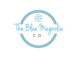 The Blue Magnolia Co. logo design by maserik