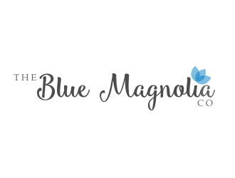 The Blue Magnolia Co. logo design by rdbentar