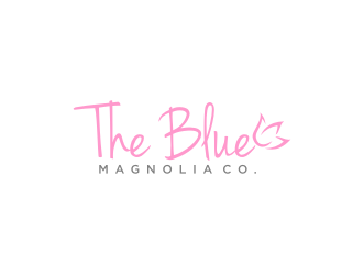 The Blue Magnolia Co. logo design by scolessi