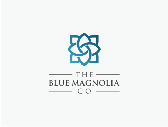 The Blue Magnolia Co. logo design by Susanti