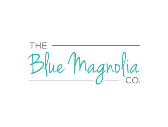 The Blue Magnolia Co. logo design by ammad
