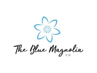The Blue Magnolia Co. logo design by biaggong