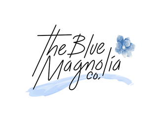 The Blue Magnolia Co. logo design by Coolwanz