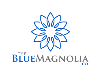 The Blue Magnolia Co. logo design by lexipej