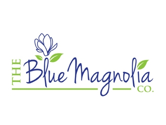 The Blue Magnolia Co. logo design by MAXR