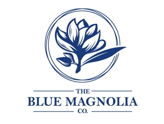 The Blue Magnolia Co. logo design by gogo