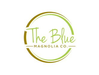 The Blue Magnolia Co. logo design by nurul_rizkon
