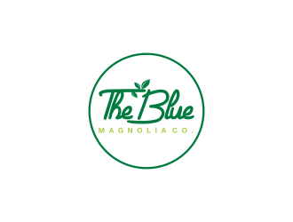 The Blue Magnolia Co. logo design by haidar