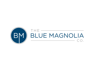 The Blue Magnolia Co. logo design by ammad
