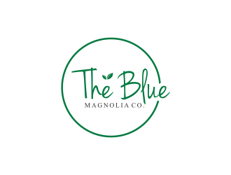 The Blue Magnolia Co. logo design by haidar