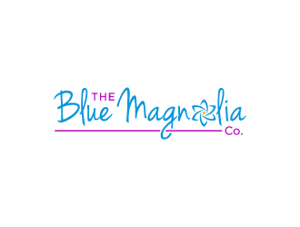 The Blue Magnolia Co. logo design by Andri