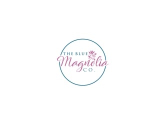The Blue Magnolia Co. logo design by bricton