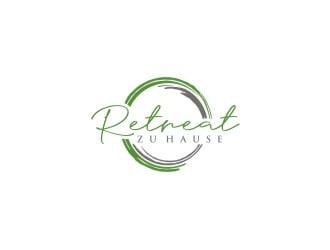 Retreat zu Hause (which means Retreat at Home in German Language) logo design by bricton