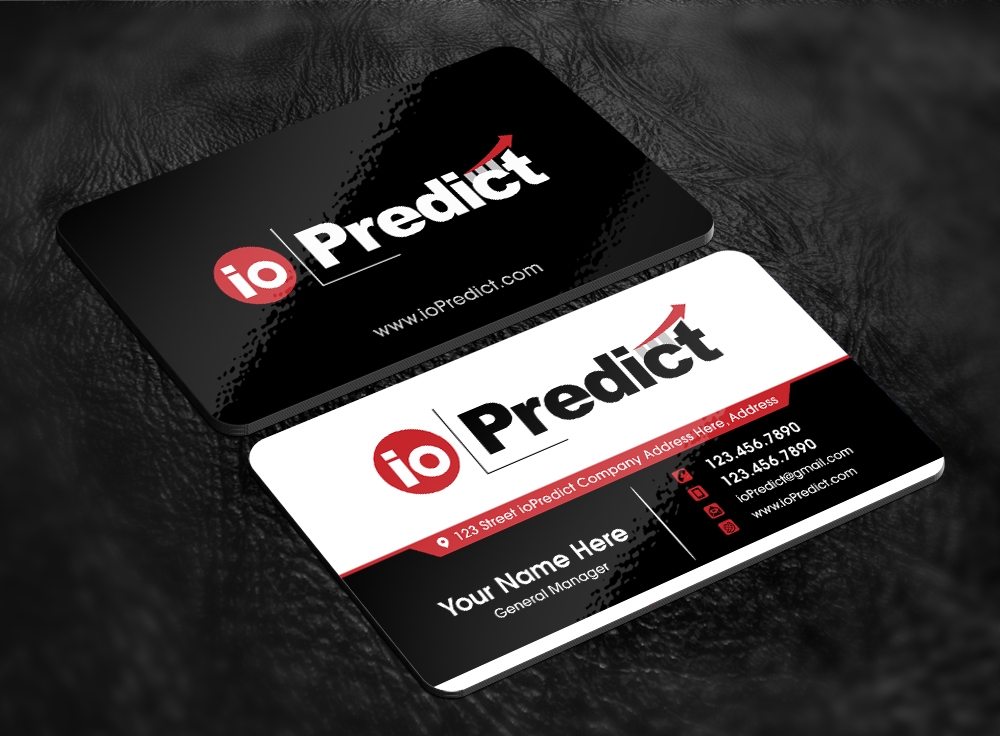 ioPredict logo design by abss