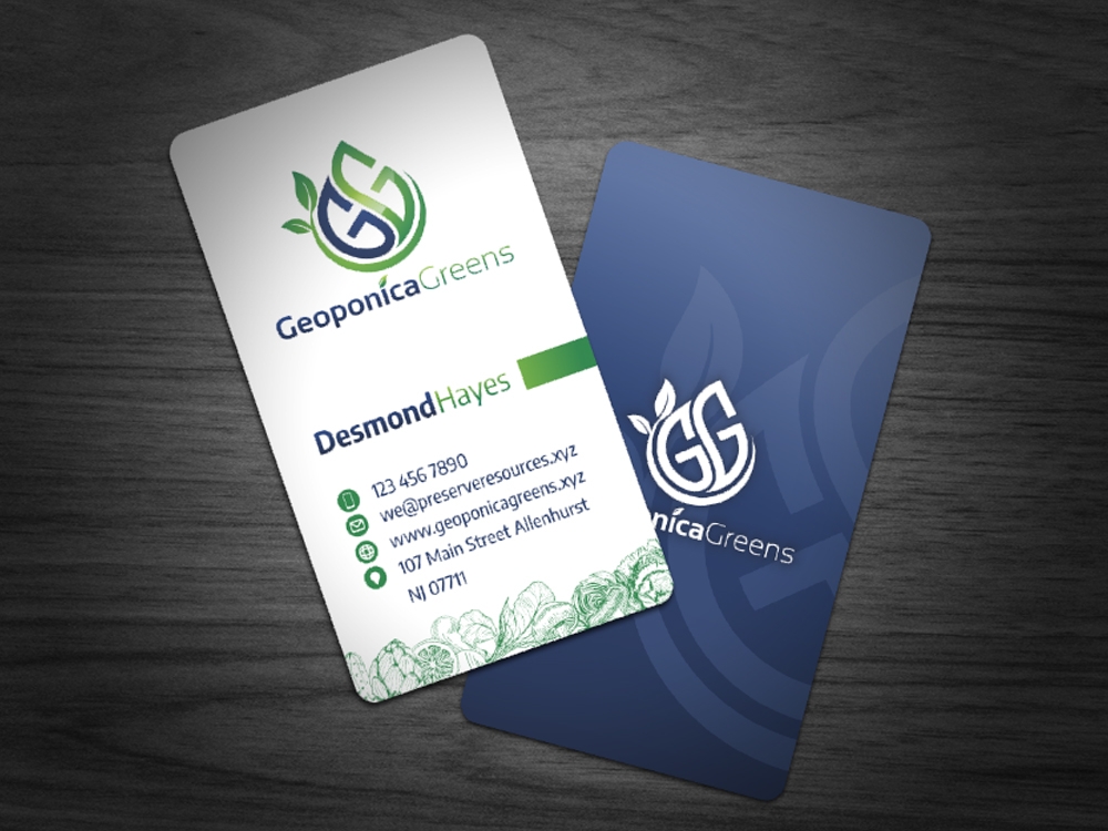 Geoponica Greens  logo design by Realistis