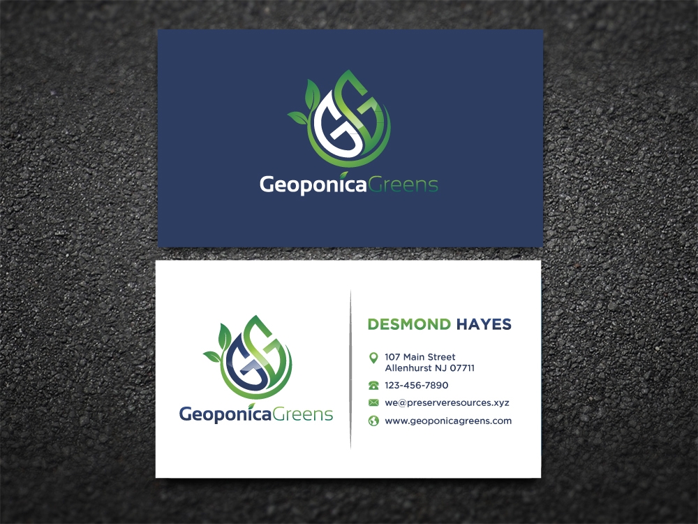 Geoponica Greens  logo design by labo