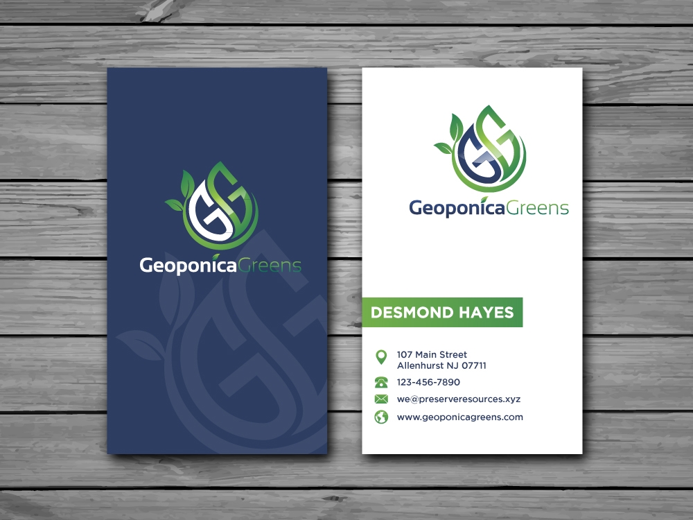 Geoponica Greens  logo design by labo