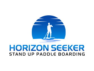 Horizon Seeker Stand Up Paddle Boarding (Horizon Seeker SUP) logo design by keylogo