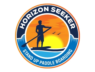 Horizon Seeker Stand Up Paddle Boarding (Horizon Seeker SUP) logo design by jaize