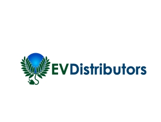 EV Distributors  logo design by Marianne