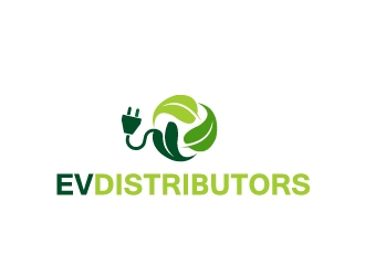 EV Distributors  logo design by Marianne