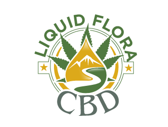 Liquid Flora CBD logo design by THOR_