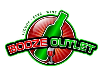 Booze Outlet       Liquor - Beer - Wine logo design by uttam