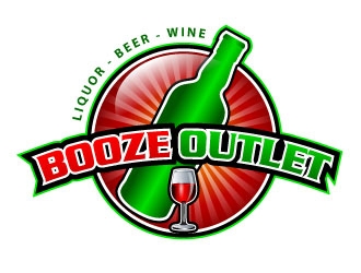 Booze Outlet       Liquor - Beer - Wine logo design by uttam