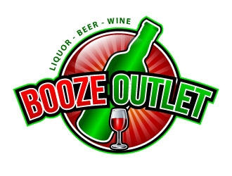 Booze Outlet       Liquor - Beer - Wine logo design by uttam