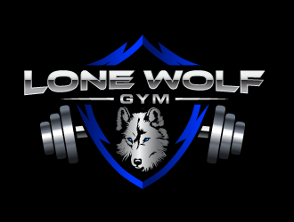 Lone Wolf Gym logo design by Andri