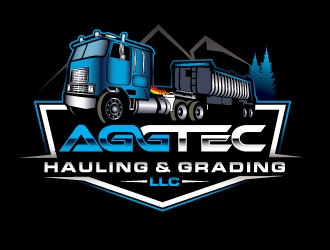 AggTec Hauling & Grading LLC logo design by REDCROW