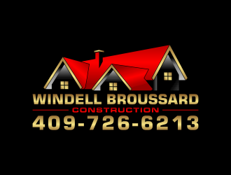 Windell Broussard Construction logo design by pakNton