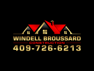 Windell Broussard Construction logo design by pakNton