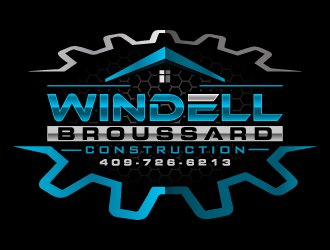 Windell Broussard Construction logo design by pencilhand