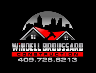 Windell Broussard Construction logo design by jaize