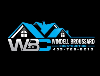 Windell Broussard Construction logo design by iBal05