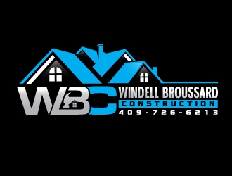 Windell Broussard Construction logo design by iBal05