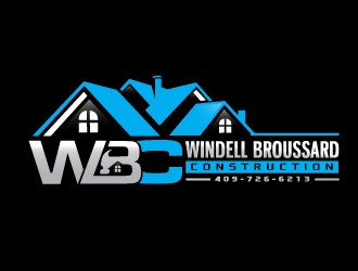 Windell Broussard Construction logo design by iBal05