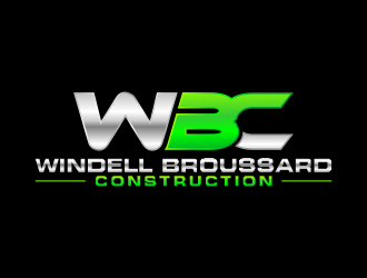 Windell Broussard Construction logo design by akhi