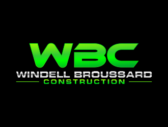 Windell Broussard Construction logo design by akhi