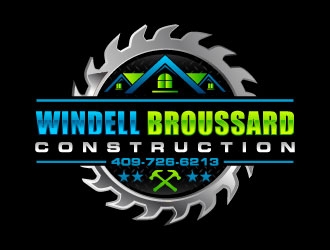 Windell Broussard Construction logo design by J0s3Ph