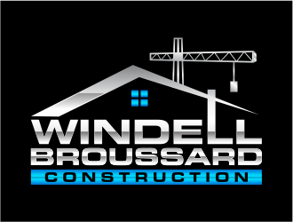 Windell Broussard Construction logo design by mutafailan