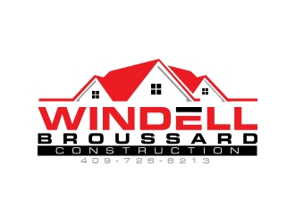 Windell Broussard Construction logo design by MarkindDesign