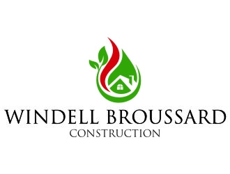 Windell Broussard Construction logo design by jetzu