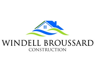 Windell Broussard Construction logo design by jetzu