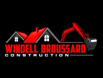 Windell Broussard Construction logo design by daywalker