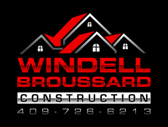 Windell Broussard Construction logo design by keylogo