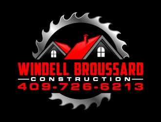 Windell Broussard Construction logo design by daywalker