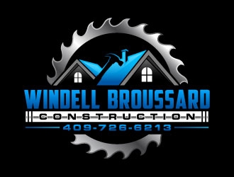 Windell Broussard Construction logo design by daywalker