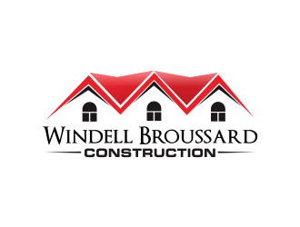 Windell Broussard Construction logo design by Greenlight